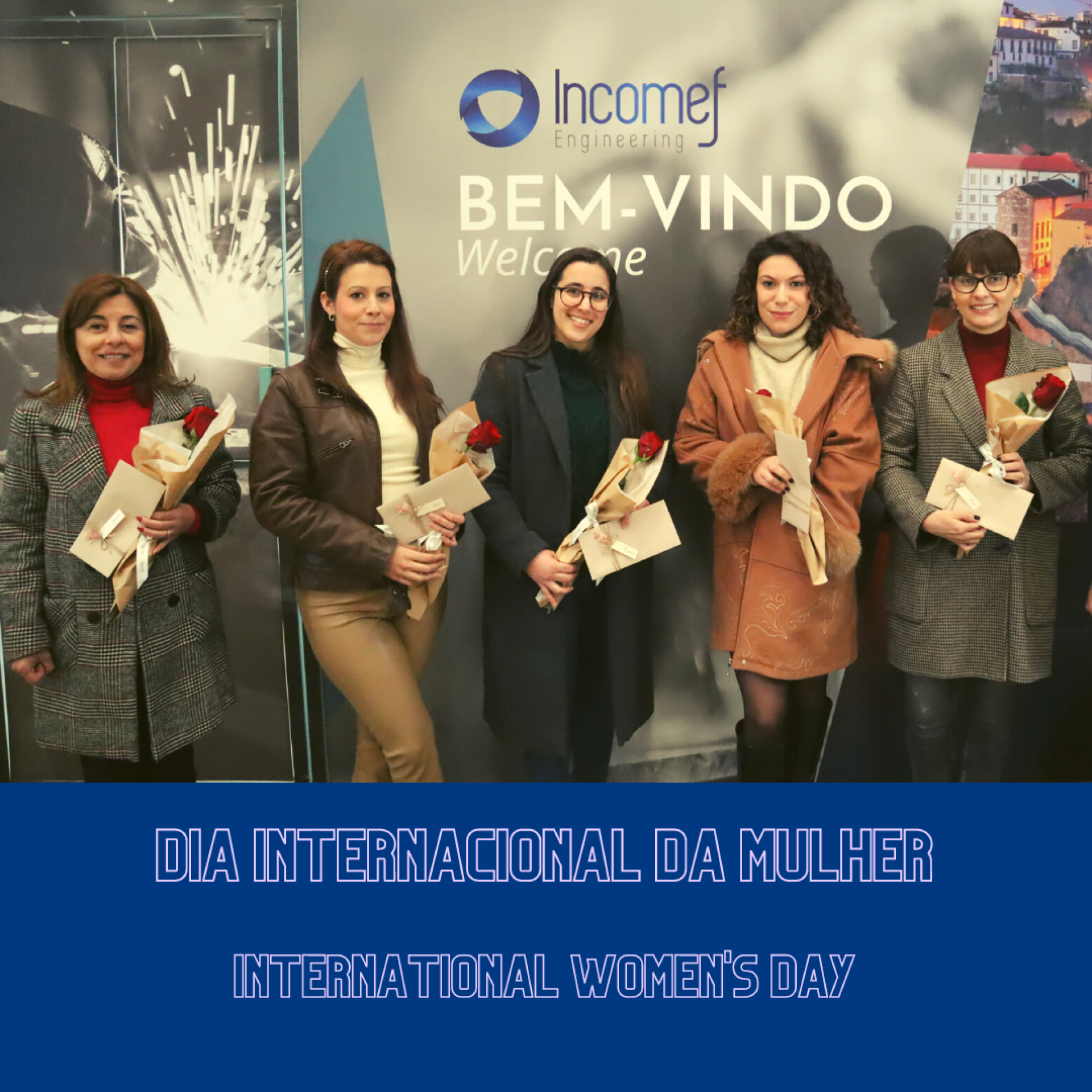 Feier des Internationalen Frauentags mit Rosen und apa Sessions